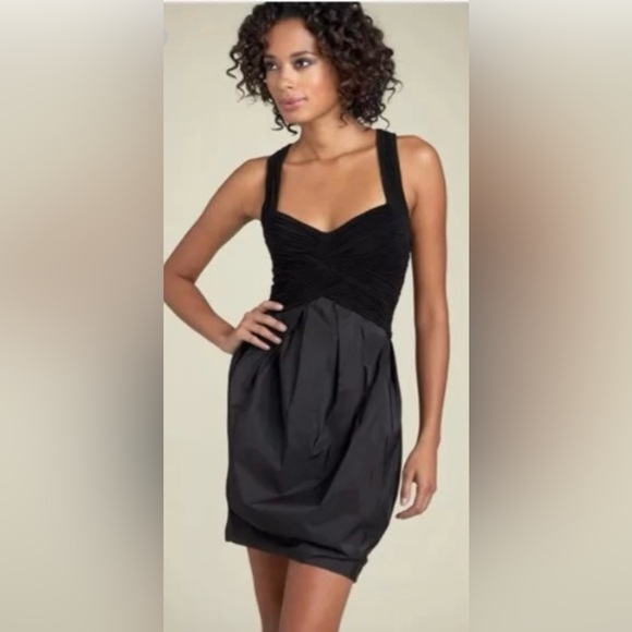 BCBGMaxAzria Black Backless Dress - Picture 1 of 4